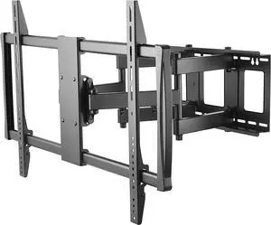 HumanCentric Full Motion Articulating TV Wall Mount Bracket | Fits 75, 80, 85, 90, 100" Flat Screen and Curved TV Monitors Up to 900 x 600 VESA | Features Full Motion Swivel, Tilt, & Rotation