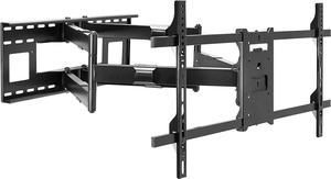 Mount-It! Long Extension TV Mount, Dual Arm Full Motion Wall Bracket with 36 inch Extended Articulating Arm, Fits Screen Sizes 42 50 55 60 65 70 75 80 85 90 Inch, VESA 800x400mm Compatible, 176 lb