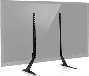 Mount-It! Universal TV Stand, TV Stand Mount, TV Legs for 32-60 inch LCD/LED/OLED Plasma TVs, Height Adjustable, 110 Lb Capacity, VESA up to 800x400 mm