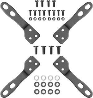 Mount-It! VESA Mount Adapter Kit | TV Wall Mount Bracket Adapter Converts 75x75 and 100x100 mm Patterns to 200x100 and 200x200 mm | Fits Most 23 Inch to 42 Inch TVs and Monitors | Hardware Included