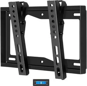 TV Wall Mount for Most 17-42 TVs Tilt TV Mount Bracket up to VESA 200 x 200mm and 44 LBS Loading Fits for Single/ 8 Wood Studs Low Profile and Space Saving MD2268-S