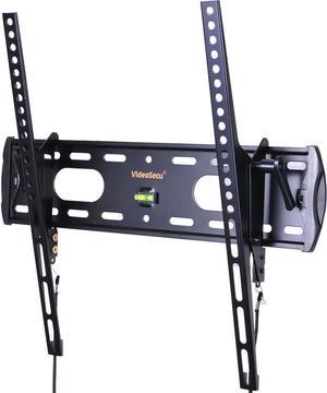 VideoSecu TV Wall Mount Tilt Low Profile Ultra Slim Television Mount Bracket for Most 26"- 47" LED LCD UHD Plasma TV, Some up to 55" TV with VESA 200x100 to 400x400 1FE