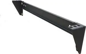 1U Folding 19 Inches Cold Rolled Steel Wall Mountable Simple Vertical Rack and Networking Euipment Rack Including Hardware for Assembly (1)