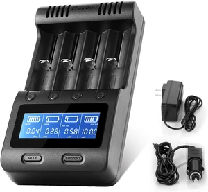 C4 LCD Display Speedy Universal Smart Battery Charger,Battery Capacity Analyzer for Rechargeable Batteries, aa Battery Charger, 18650 Battery Charger C4 LCD Display Speedy Universal Smart Battery Charger,Battery Capacity Analyzer for Rechargeable Batteries, aa Battery Charger, 18650 Battery Charger