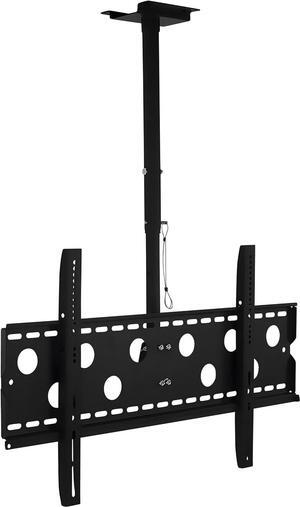 Mount-It! TV Ceiling Mount, Full Motion Height Adjustable Swivel Tilting Bracket for 42, 45, 47, 49, 50, 55, 60, 65, 70, 75, 80, 85, 90 Inch, TVs 220 Lbs Capacity