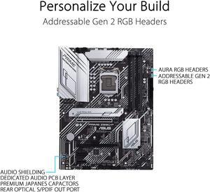ASUS PRIME Z590-P Intel Z590 1200 LGA ATX M.2 Desktop Motherboard B