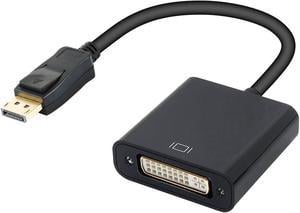 Display-Port to DVI Adapter DP to DVI Converter Male to Female DP Adapter