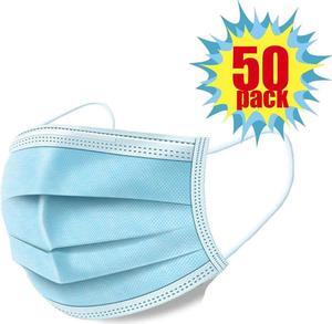 3 Ply 3Layer filter protective face masks Non-woven Breathable face guard with elastic Earloop child adult size In stock 24hours ship adult size - OEM