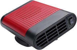 ShowtimeAuto 12V Portable Auto Heater Fan - Red