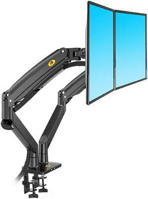 NB F195A 22-32 inch Aluminum Alloy Dual LCD LED Monitor Mount Gas Spring Arm Full Motion Monitor Holder with 2 USB Ports NB F195A 22-32 inch Aluminum Alloy Dual LCD LED Monitor Mount Gas Spring Arm Full Motion Monitor Holder with 2 USB Ports