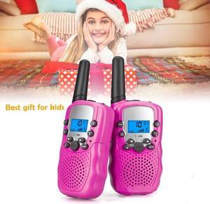 Children Toys 22 Channel Walkie Talkies Toy Two Way Radio  Long Range Handheld Transceiver Boys&Girls Brithday Xmas Gift 2 Pieces