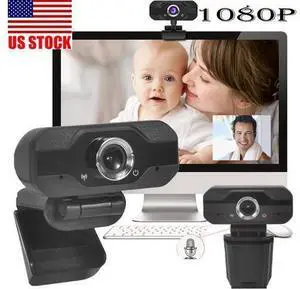 HD Webcam Desktop Laptop 1080P Web Camera Built-in Microphone for Video Calling 1920x1080 Resolution USB Desktop Laptop Web Cam Camera, Video Calling Computer Camera, Built-in Mic, Flexible Rotatable HD Webcam Desktop Laptop 1080P Web Camera Built-in Microphone for Video Calling 1920x1080 Resolution USB Desktop Laptop Web Cam Camera, Video Calling Computer Camera, Built-in Mic, Flexible Rotatable