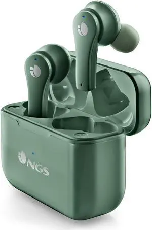 NGS Artica Bloom Wireless BT Earphones, Green