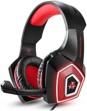 V1 headset cross-border gaming headset luminous headset gaming microphone with wire control
