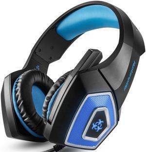 V1 headset cross-border gaming headset luminous headset gaming microphone with wire control