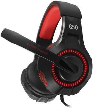 Gaming G50 Head-mounted Luminous Gaming headset wired computer Headset Internet Cafe Headphine microphone