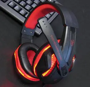 Headphone G20 luminous computer PC 3.5MM headset with microphone Internet Cafe
