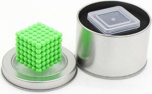 Magnetic Balls 5mm 216 Multicolored Large Cube Building Blocks Sculpture Educational Intelligence Development Stress Relief Imagination Gift for Children noctilucent