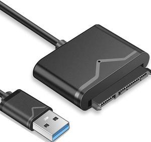 SATA to USB 3.0 Adapter Cable,ZEXMTE USB 3.0 to SATA III Hard Driver Adapter External Converter for 2.5 3.5 Inch SSD/HDD Data Transfer