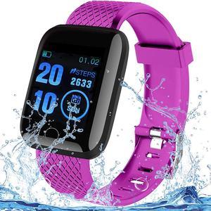 Fitness Tracker, IP67 Waterproof 1.3" Touch Screen Heart Rate Monitor Watch Kids Activity Trackers Smart Watch for Women Men Boy Girl Sleep Monitor Step Counter Calorie Counter for Android iOS