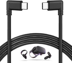 10Feet  3M Oculus Quest Cable USB C to USB Type C Cable 3A 90 Degree Type C Quick Charge Cable for Oculus Quest Link VR Quick Charge Cable for Phone Tablet Oculus Link Headset Cable 10ft
