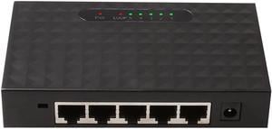 5-Port Gigabit Network Ethernet Switch 10/100/1000Mbps RJ45 Ports (Auto MDI/MDIX) Plug and Play Power Saving Desktop Switch