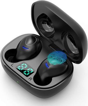 Ture Wireless Earbuds, Bluetooth Headphones in Ear, CVC 8.0 Noise Cancelling, IPX7 Waterproof, 36H Playtimes Wireless Headphones with Mic and Mini Portable Digital Display Charging Case