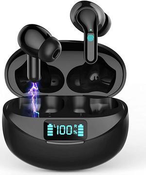 Ture Wireless Earbuds, Bluetooth 5.0 Earphones Hi-Fi Stereo Active Noise Cancelling Headphones 32H Playtime True Wireless Earbuds IP7 Waterproof Headset In-Ear Headphones with Mic for Travel Gym