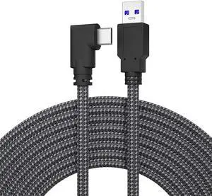 USB 3.0 A to C VR Link Cable for Oculus Quest 2 16ft / 5M, USB C 3.2 Gen1/ 5Gbps Oculus Quest 2 Link Cable, Fast Charging & PC Data Transfer Compatible for Oculus Quest 1 / Quest 2 Headset Link Cord USB 3.0 A to C VR Link Cable for Oculus Quest 2 16ft / 5M, USB C 3.2 Gen1/ 5Gbps Oculus Quest 2 Link Cable, Fast Charging & PC Data Transfer Compatible for Oculus Quest 1 / Quest 2 Headset Link Cord