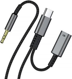 2 + 1 câble USB jack 3,5 mm AUX / USB mâle / Mini USB 50 cm