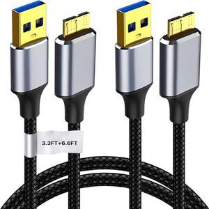 Cable Matters 10Gbps USB C to Micro USB 3.0 Cable 3.3 ft, USB C Hard Drive  Cable, USB 3.0 to USB C, Micro B to USB C Cable, Compatible with Seagate