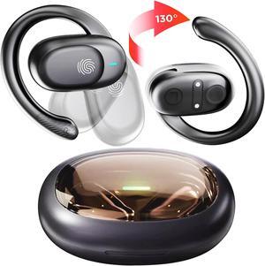 thumbnail image 2 of R200 Wireless Earbuds Enc Noise Cancelling Mic Bass Stereo Over Ear Buds With Earhooks 48h 2 of 13