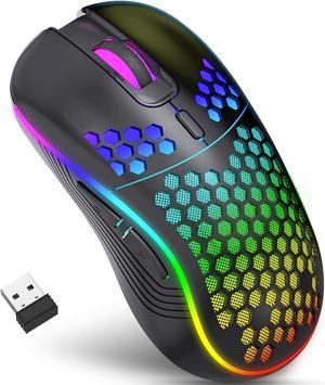 Redragon Wireless Gaming Mouse, Tri-Mode 2.4G/USB-C/Bluetooth Mouse Gaming,  10000 DPI, RGB Backlit, Fully Programmable, Rechargeable Wireless Computer