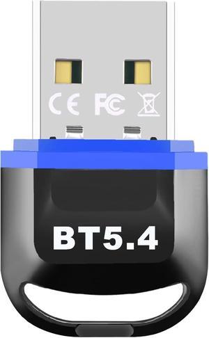 thumbnail image 2 of Hakimonoe Upgraded Bluetooth 5.4 USB Adapter For PC Laptop, Wireless Transmitter Dongle For Windows 11 10 81 7 Desktop Computer Bluetooth Headset Headphones Speaker Keyboard Mice Printer Plug N Play 2 of 13