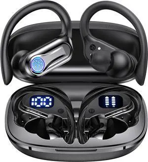 IHDAPP Wireless Sports Earbuds, Bluetooth 6.1 Over-Ear Hook Headphones with 90H Playtime, LED Display Charging Case,ENC Call Noise Cancelling Mic,16.2mm HiFi Deep Bass,IPX7 Waterproof for Gym Running IHDAPP Wireless Sports Earbuds, Bluetooth 6.1 Over-Ear Hook Headphones with 90H Playtime, LED Display Charging Case,ENC Call Noise Cancelling Mic,16.2mm HiFi Deep Bass,IPX7 Waterproof for Gym Running