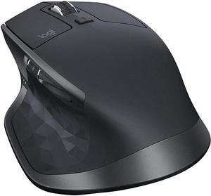Logitech MX Master 2S Wireless Mouse  Use on Any Surface Hyperfast Scrolling Ergonomic Shape Rechargeable Control up to 3 Apple Mac and Windows Computers Bluetooth or USB Graphite