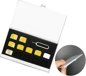 Aluminum SD Card Box Memory SIM Card Box Nano Card Package Storage for Apple Samsung 56 mobile phone Box Aluminum SD Card Box Memory SIM Card Box Nano Card Package Storage for Apple Samsung 56 mobile phone Box