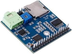 Voice Playback Module Board, MP3 Voice Module SD/TF Voice Broadcast Trigger Player + Speaker