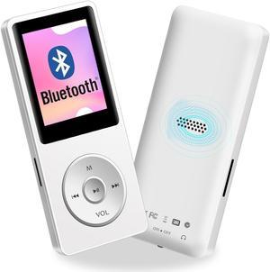 64GB MP3 Player with Bluetooth MP4MP3 Music Players with Speaker Portable Multifunctional Media Player for Kids MP4 Video FM Radio Recording Alarm Clock Function  Earphones Included
