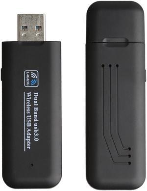 1200Mbps USB WiFi Network Adapter for Laptop, Desktop PC of Windows 10/8.1/8/7/XP, USB 3.0, AC1200 Dual Band 5GHz 867Mbps + 2.4GHz 300Mbps