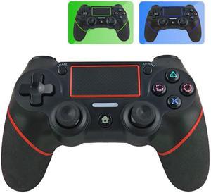 Wireless PS4 Controller for Sony Playstation 4, DualShock 4 Game Controller with Gyro/HD Dual Vibration/Touch Panel/LED Indicator Gamepad Remote Joystick for Playstation 4/Pro/Slim