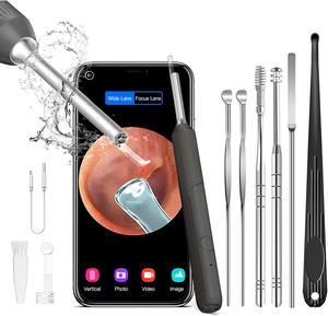 Ear Wax Removal, Ear Wax Removal Tool, 1080P HD Wireless & Waterproof Ear Wax Remover Endoscope Otoscope with 6 LED Lights, Ear Wax Removal Kit for Kids, Adults & Pets