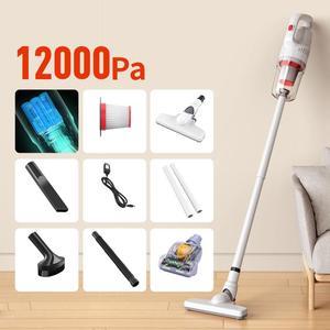 4 in 1 Cordless Stick Vacuum Cleaner Handheld Wet Dry For Home Car Carpet Floor &  Pillows Quilts mite removal