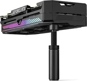 Gaming GPU Support Bracket, Adjustable Height Graphics Card Support with Magnet and Non-Slip Sheet, GPU Sag Bracket for Universal Video Card, 49-80mm
