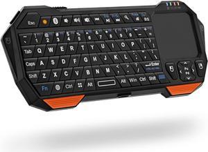 Bluetooth Keyboard QWERTY Keypad Wireless Portable Lightweight with BuiltIn Touchpad Compatible with Apple TV Fire Stick Samsung Smart TV PS4 Smartphones and more