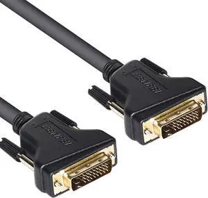 DVI to DVI Cable, DVI-D to DVI-D Dual Link 3 Feet Cable DVI to DVI Cable, DVI-D to DVI-D Dual Link 3 Feet Cable