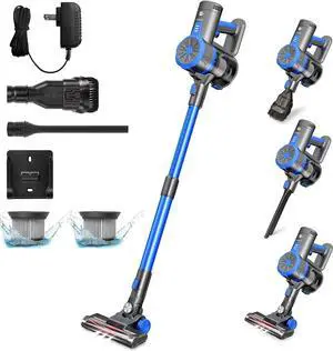 Cordless Stick Vacuum Cleaner, 45 Minutes Run-Time, 4 in 1 Lightweight Stick Vacuum 200W, 3 Power Modes, HEPA Filter for Hardwood Floors, Carpet, Pet Hair, Car Cordless Stick Vacuum Cleaner, 45 Minutes Run-Time, 4 in 1 Lightweight Stick Vacuum 200W, 3 Power Modes, HEPA Filter for Hardwood Floors, Carpet, Pet Hair, Car