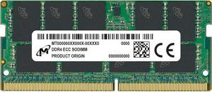 Micron 32GB DDR4 3200 (PC4-25600) ECC 260-Pin SODIMM CL22 2Rx8 Server Memory Module - MTA18ASF4G72HZ-3G2B1