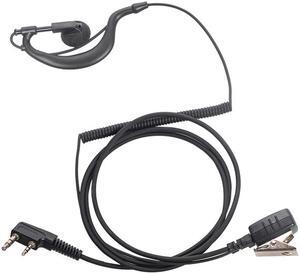 TDYU G Shape Radio Headset wit Mic PTT for Kenwood TK Puxing Wouxun BaoFeng 2-Way RadioTK-2107 TK-3107