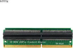 Add On Cards DDR4 SO DIMM Adapter Memory Riser Card SO DDR4 260Pin Memory Test Protection Adapter Connector for Laptop PC